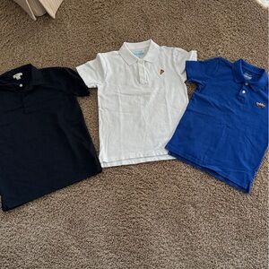 Crewcuts Kids Polo Shirt bundle - navy, White, and Blue